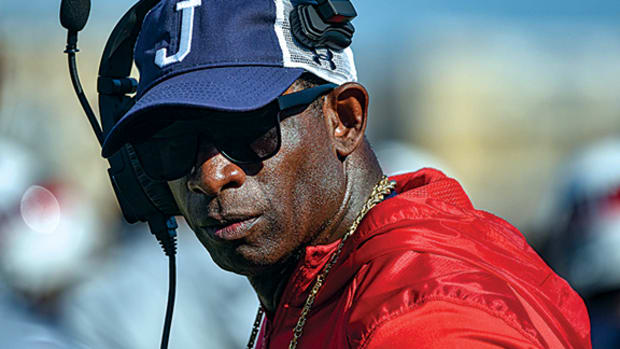 Jacksonville State head coach Deion Sanders.